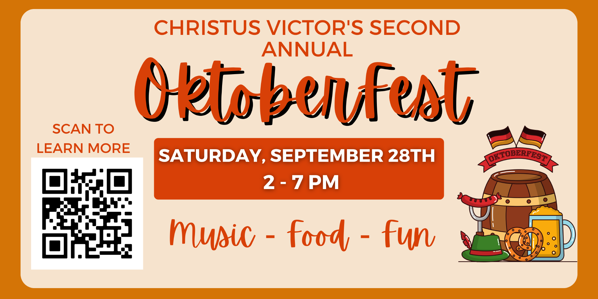 Our Second Annual Oktoberfest is here!